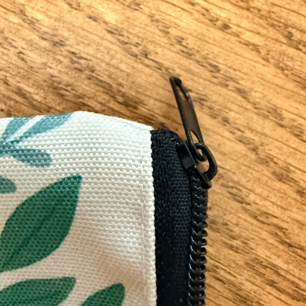 Beautiful Floral Canvas Pouch with Bees